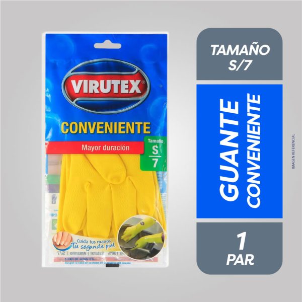 Pack Virutex 10 Paños Amarillos + Guante conveniente + 3 esponjas anatómica - Imagen 4