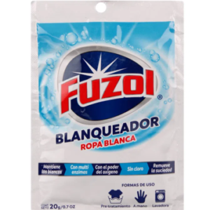 Blanqueador Ropa Blanca 20g. Fuzol