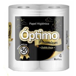 Papel Higiénico Optimo Premium 50 mts 4 unid.
