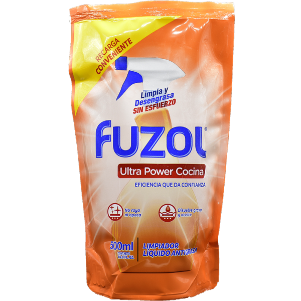Anti grasa Fuzol Recarga 500 ml.