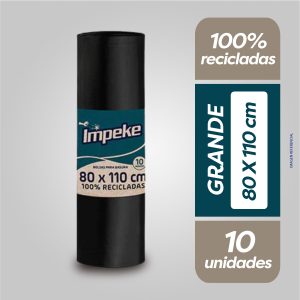 Bolsa Basura Impeke 80x110 10 ud